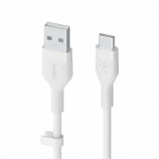 Belkin Boost Charge Flex USB-A to USB-C Cable - кабел за устройства с USB-C порт (300 см) (бял) 1