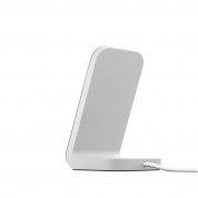 Nomad Stand One Magnetic Wireless Qi Charging Stand 15W - поставка (пад) за безжично зареждане за iPhone с Magsafe (бял) 5