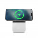 Nomad Stand One Magnetic Wireless Qi Charging Stand 15W - поставка (пад) за безжично зареждане за iPhone с Magsafe (бял) 1