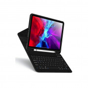 USAMS Winro Case and Bluetooth Keyboard - кожен калъф и безжична блутут клавиатура за iPad Pro 11 M2 (2022), iPad Pro 11 M1 (2021), iPad Pro 11 (2020) (зелен) 1