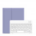 USAMS Winro Case and Bluetooth Keyboard - кожен калъф и безжична блутут клавиатура за iPad Pro 11 M2 (2022), iPad Pro 11 M1 (2021), iPad Pro 11 (2020) (лилав) 1
