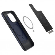 Spigen Style Armor MagSafe Case - хибриден кейс с най-висока степен на защита с MagSafe за iPhone 15 Pro Max (тъмносин) 7