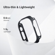 Pitaka Aramid Fiber Air Case - кевларен кейс за Apple Watch Ultra 49мм (черен) 5