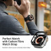 Pitaka Aramid Fiber Air Case - кевларен кейс за Apple Watch Ultra 49мм (черен) 5