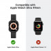 Pitaka Aramid Fiber Air Case - кевларен кейс за Apple Watch Ultra 49мм (черен) 10