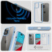 Spigen Crystal Hybrid Case - хибриден кейс с висока степен на защита за iPhone 14 Pro (син-прозрачен) 11