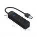 Orico USB-А 3.0 Hub 4 Port - 4-ри портов USB-A хъб с 3 х USB-A 2.0 и 1 х USB-A 3.0 порта (черен)  4