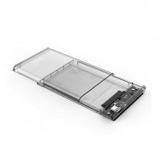 Orico USB-C HDD SSD 2.5 Hard Drive Enclosure 10Gbps - външна кутия за 2.5 инча дискове (прозрачен)