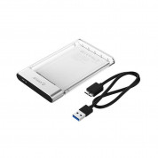 Orico HDD SSD 2.5 Hard Drive Enclosure 5Gbps - външна кутия за 2.5 инча дискове (прозрачен)