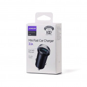 Joyroom Mini Dual USB-A Car Charger 3.1A - зарядно за кола с 2xUSB-A изхода и технология за бързо зареждане (черен) 9