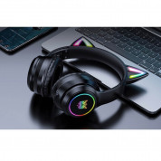 Onikuma B90 Gaming Wireless Over-Ear Headphones - безжични блутут слушалки, подходящи за деца (черен) 9