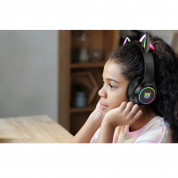 Onikuma B90 Gaming Wireless Over-Ear Headphones - безжични блутут слушалки, подходящи за деца (черен) 10