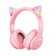 Onikuma B90 Gaming Wireless Over-Ear Headphones (pink)