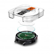 Spigen Tempered Glass GLAS.tR EZ Fit - стъклени защитни покрития за дисплея на Samsung Galaxy Watch 6 Classic 47мм (2 броя) 4