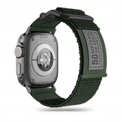 Tech-Protect Scout Watch Strap - изключително здрава текстилна каишка за Apple Watch 42мм, 44мм, 45мм, Ultra 49мм (зелен)