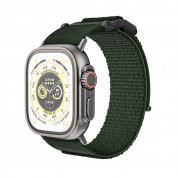 Tech-Protect Scout Watch Strap - изключително здрава текстилна каишка за Apple Watch 42мм, 44мм, 45мм, Ultra 49мм (зелен) 1