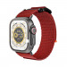Tech-Protect Scout Watch Strap - изключително здрава текстилна каишка за Apple Watch 42мм, 44мм, 45мм, Ultra 49мм (оранжев) 2