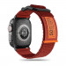 Tech-Protect Scout Watch Strap - изключително здрава текстилна каишка за Apple Watch 42мм, 44мм, 45мм, Ultra 49мм (оранжев) 1