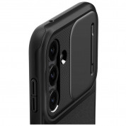 Spigen Optik Armor Case - тънък качествен силиконов (TPU) калъф с капак за камерата за Samsung Galaxy S23 FE (черен) 7
