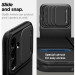 Spigen Optik Armor Case - тънък качествен силиконов (TPU) калъф с капак за камерата за Samsung Galaxy S23 FE (черен) 13