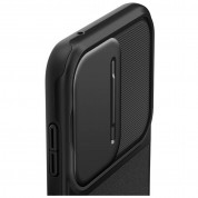 Spigen Optik Armor Case - тънък качествен силиконов (TPU) калъф с капак за камерата за Samsung Galaxy S23 FE (черен) 8
