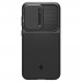 Spigen Optik Armor Case - тънък качествен силиконов (TPU) калъф с капак за камерата за Samsung Galaxy S23 FE (черен) 4