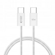 Tech-Protect Ultraboost Classic USB-C to USB-C Cable 60W (100 cm) (white)