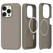 Tech-Protect Slicone MagSafe Case for iPhone 15 Pro Max (titanium)