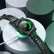 i-Blason SUPCASE ArmorBox Case With Tempered Glass Case - удароустойчив хибриден кейс с вградена силиконова каишка и стъклени протектори за Galaxy Watch 6 Classic 47мм (черен) 3