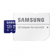 Samsung MicroSD 128GB PRO Plus A2 - microSD памет с SD адаптер за Samsung устройства (клас 10) (подходяща за GoPro, дронове и други)  4