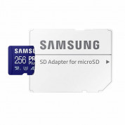 Samsung MicroSD 256GB PRO Plus A2 - microSD памет с SD адаптер за Samsung устройства (клас 10) (подходяща за GoPro, дронове и други)  4