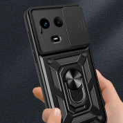 Tech-Protect CamShield Pro Hard Case - хибриден удароустойчив кейс с пръстен против изпускане за Realme 11 5G (черен) 1