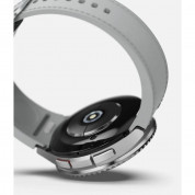 Ringke Bezel Styling Stainless Steel - рамка от неръждаема стомана с висока степен на защита за Samsung Galaxy Watch 6 Classic 47mm (сребрист-черен) 3