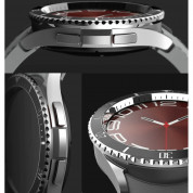 Ringke Bezel Styling Stainless Steel - рамка от неръждаема стомана с висока степен на защита за Samsung Galaxy Watch 6 Classic 47mm (сребрист-черен) 1