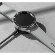 Ringke Bezel Styling Stainless Steel - рамка от неръждаема стомана с висока степен на защита за Samsung Galaxy Watch 6 Classic 47mm (сребрист-черен) 4