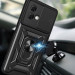 Tech-Protect CamShield Pro Hard Case - хибриден удароустойчив кейс с пръстен против изпускане за Motorola Moto G84 5G (черен) 4