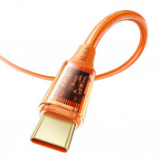 Mcdodo USB-C to USB-C Cable 100W (CA-2113) - кабел с бързо зареждане за устройства с USB-C порт (180 см) (оранжев)  1