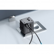 McDodo Travel Adapter 2.1A Fast Charging (CP-4120) - захранване с 2xUSB-A изхода и преходници за цял свят в едно устройство за мобилни устройства (черен) 4