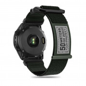 Tech-Protect Scout Watch Strap - изключително здрава текстилна каишка за Garmin Fenix 7, Fenix 6 Pro, Fenix 6, Fenix 5 (зелен)