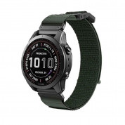 Tech-Protect Scout Watch Strap - изключително здрава текстилна каишка за Garmin Fenix 7, Fenix 6 Pro, Fenix 6, Fenix 5 (зелен) 1