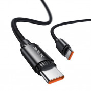 Mcdodo USB-C to USB-C Cable 240W (CA-3680) - кабел с бързо зареждане за устройства с USB-C порт (120 см) (черен) 