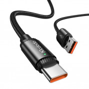 Mcdodo USB-A to USB-C Cable 120W (CA-4730) - кабел с бързо зареждане за устройства с USB-C порт (150 см) (черен)  5