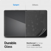 Spigen Oleophobic Coated Tempered Glass GLAS.tR SLIM - най-висок клас стъклено защитно покритие за дисплея на Samsung Galaxy Tab S9 FE (прозрачно) 7