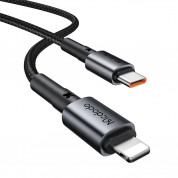 Mcdodo Car Charger 30W USB-C to Lightning Cable (CC-7492) - зарядно за кола с USB-C изход с технология за бързо зареждане и USB-C към Lightning кабел (черен)  3