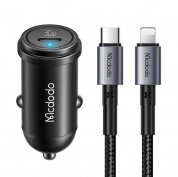 Mcdodo Car Charger 30W USB-C to Lightning Cable (CC-7492) (black)