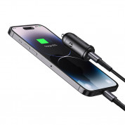 Mcdodo Car Charger 30W USB-C to Lightning Cable (CC-7492) - зарядно за кола с USB-C изход с технология за бързо зареждане и USB-C към Lightning кабел (черен)  5