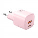 McDodo GaN Charger 33W (CH-0156) - захранване за ел. мрежа с USB-A и USB-C изходи и технология за бързо зареждане (розов) 1