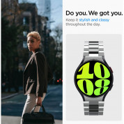 Spigen Modern Fit Band - стоманена каишка за Samsung Galaxy Watch 6 44мм (сребрист) 1