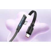 Mcdodo USB-C to USB-C Cable 65W (CA-3453) - кабел с бързо зареждане за устройства с USB-C порт (180 см) (черен)  2
