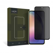 Hofi Anti-Spy Pro Plus Full Screen Tempered Glass - калено стъклено защитно покритие с определен ъгъл на виждане за дисплея на Samsung Galaxy A54 5G (черен-прозрачен)